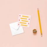 Pencils - Mini Greeting Card