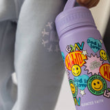 Sticker Collage Kids Water Bottle