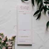 Scripture Memory Notepad | Blush Floral
