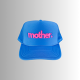 Mother Embroidered Trucker Hat - Sky Blue