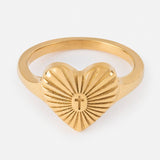 Radiant Heart Ring