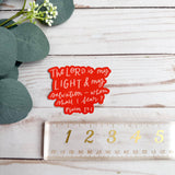 Bible verse sticker | Whom Shall I Fear | Christian decals
