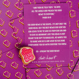 Spread The Good News Shoe Charm I Christian Gift