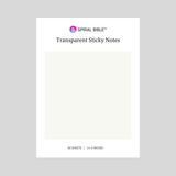 Spiral Bible™ Transparent Sticky Notes
