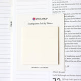 Spiral Bible™ Transparent Sticky Notes