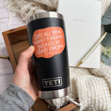 Faith sticker | Bible verse decal | Cast your anxiety on Him