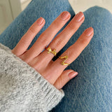 Wavy Heart Ring