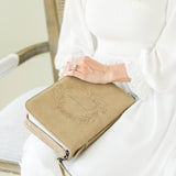 Bible Cover, Vegan Leather, Wreath Bible Case, Holy Bible