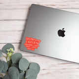 Bible verse sticker | Whom Shall I Fear | Christian decals