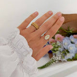 Bloom Again Enamel Ring
