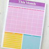 This Month Notepad