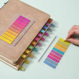 Sticky Tabs 200 Count Transparent (Assorted Colors)