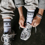 In God We Trust Crew Socks