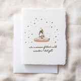 Snow Globe Christmas Tree | Winter Holiday Greeting Card