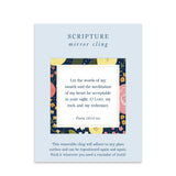 Scripture Mirror Cling, Acceptable in Your Sight