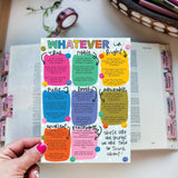 Whatever Tip-in Sheet
