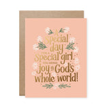 Special Girl Birthday Card