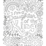 The Power of a Praying Girl Coloring Book