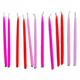 Pinks - 100% Beeswax Hand-Dipped Birthday Candles