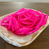 Pink Out Team Spirit Bracelets 