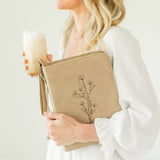 Bible Cover, Bible Case, Book Holder, Floral, Debossed