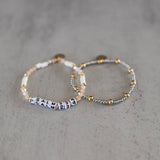 Psalm 23:4 Bible Verse Beaded Word Bracelet