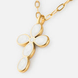 Eternal Light Cross Paperclip Chain Necklace
