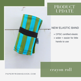 Crayon Roll-Up Organizer