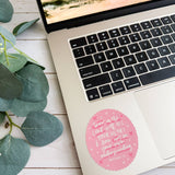 Proverbs 3:5-6 Sticker | Christian faith stickers & decals