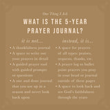 One Thing I Ask 5-Year Prayer Journal: Stockholm Theme