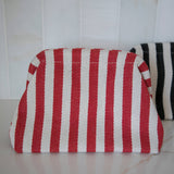 Striped Makeup Pouch