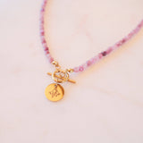 Natural Stone Beaded Savior Necklace