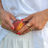Devoted Heart Enamel Ring