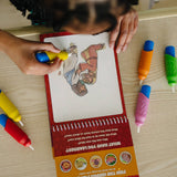 New Testament #2 Aqua Brush Activity Book, Reusable Travel Activity