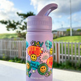 Sticker Collage Kids Water Bottle