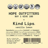 Organic Vanilla Lemon Lip Balm