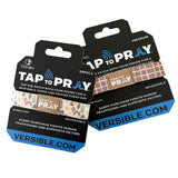 Tap To Pray® Wristband – Prairie & Plaid: Medium