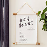 Faith Based Cotton Canvas Wall Tapestry