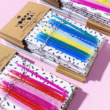 Pinks - 100% Beeswax Hand-Dipped Birthday Candles
