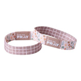 Tap To Pray® Wristband – Prairie & Plaid: Medium