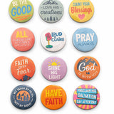 Faith Buttons/Pins (Assorted Designs)