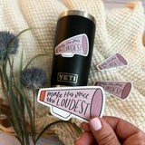 Christian sticker | Make His voice the loudest