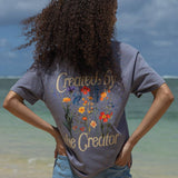 Created by the Creator Plum Unisex Tee