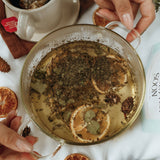 Wood & Glass Simmer Pot   | Stovetop Potpourri