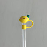 Straw Cover 10MM "Happy Lemon"
