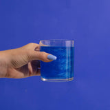 Blue Gender Reveal Cotton Candy Drink Glitter Bombs