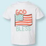 God Bless Fourth of July Tee