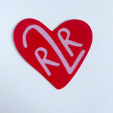 R2R Red/Pink Heart Sticker