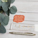 Faith sticker | Bible verse decal | Cast your anxiety on Him