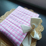 Gingham Grace Bible Sleeve - Handmade Bible Cover